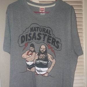 Wwe Natural disasters homage shirt